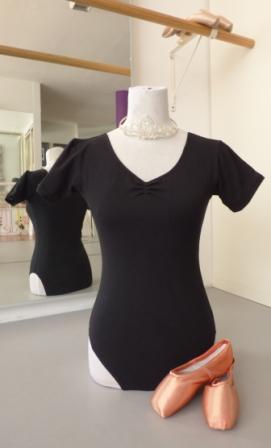 Schwarz S - Nylon  mit Raffung