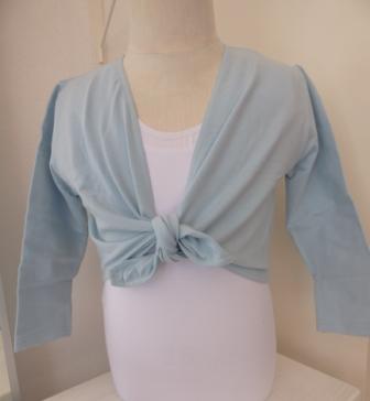 Langarmjacke hellblau Größe: 104
