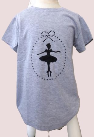 Ballerina T-Shirt grau - XS