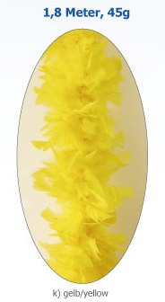 Federboa gelb
