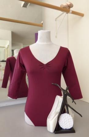 Burgundy S mit 3/4 Arm